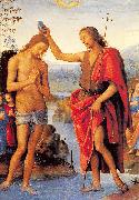 PERUGINO, Pietro The Baptism of Christ oil on canvas